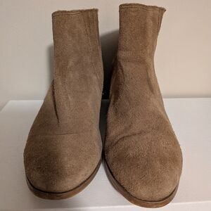 Tan Suede Ankle Boots